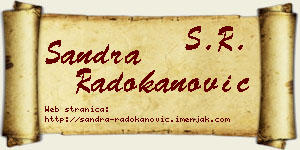 Sandra Radokanović vizit kartica